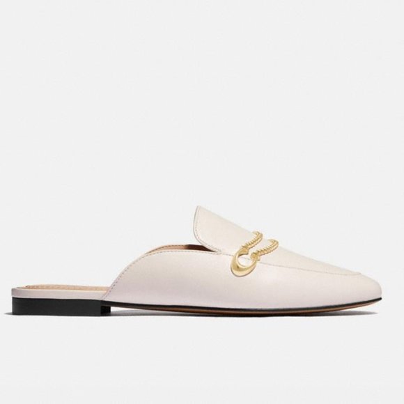 Authentic Coach SAWYER SLIDE Mules LOAFER US 10B New in Box - Picture 2 of 5